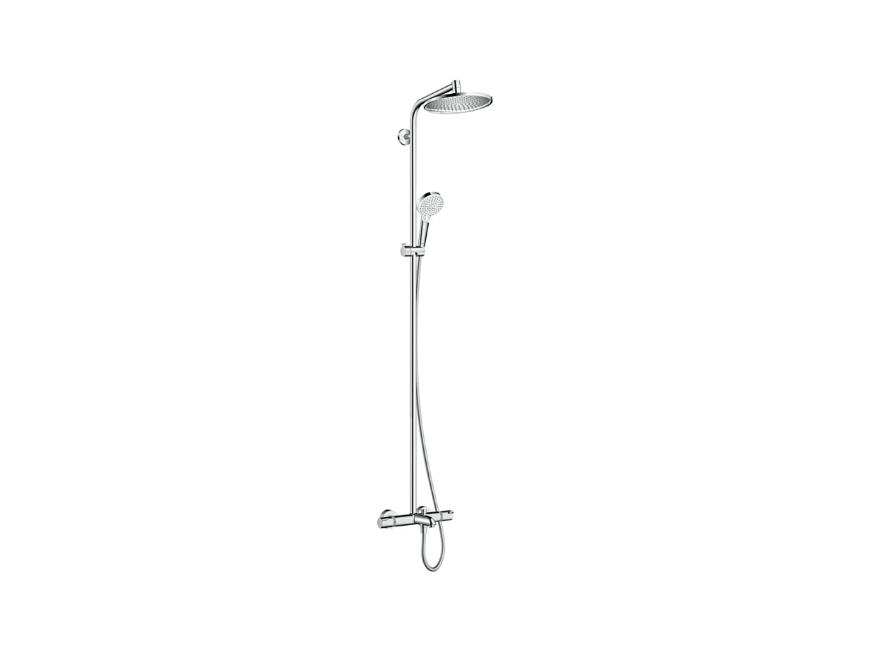 Colonne bain douche thermostatique HANSGROHE Crometta S 240 chromé