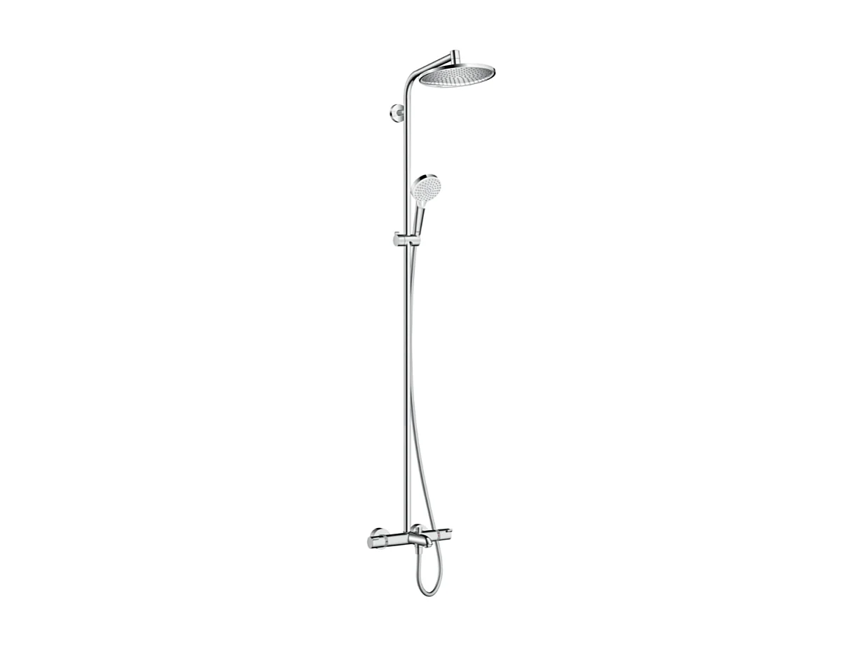 Colonne bain douche thermostatique HANSGROHE Crometta S 240 chromé
