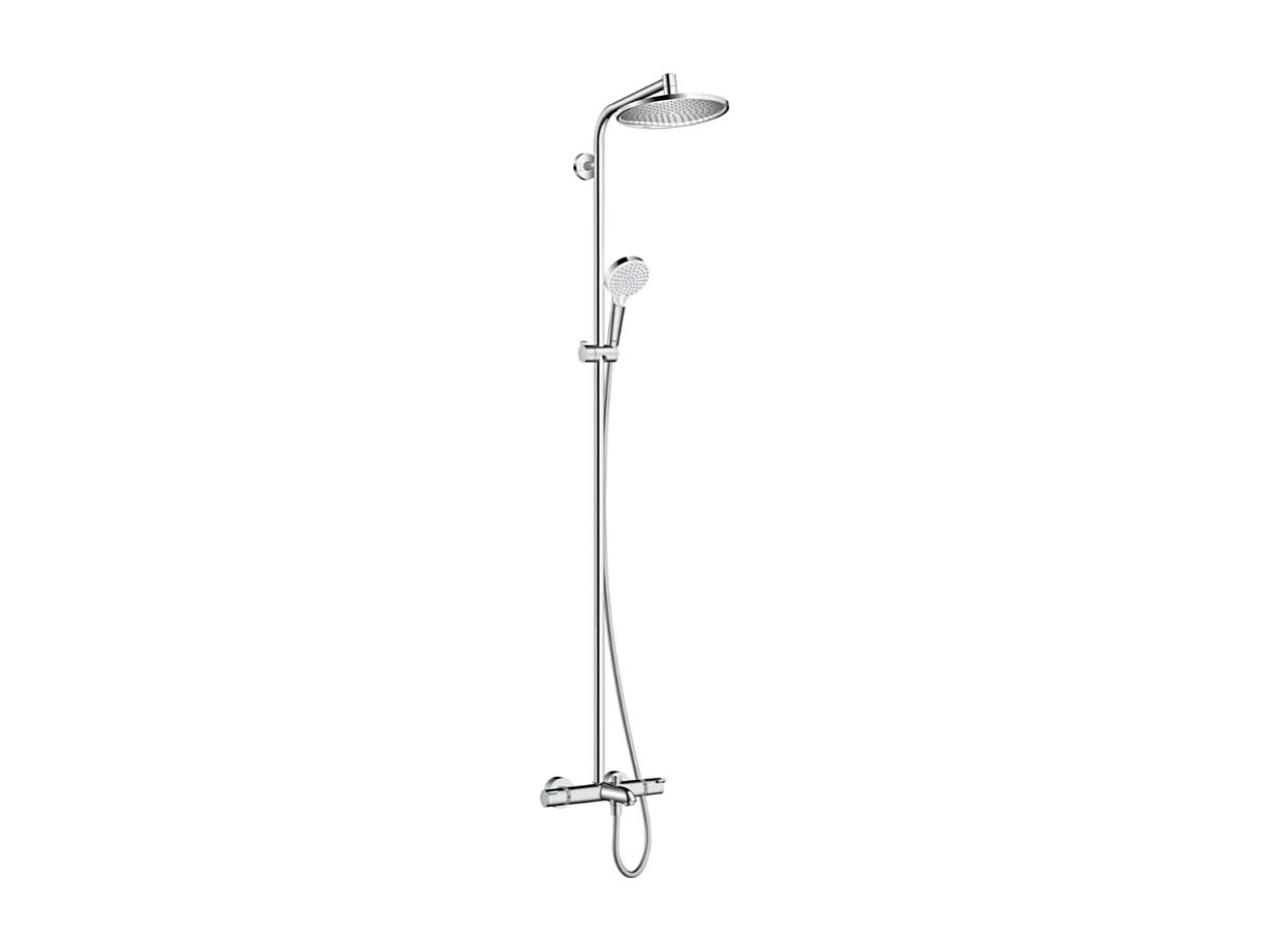 Colonne bain douche thermostatique HANSGROHE Crometta S 240 chromé