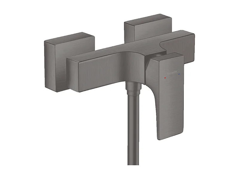 Mitigeur douche mécanique HANSGROHE Metropol noir chromé brossé