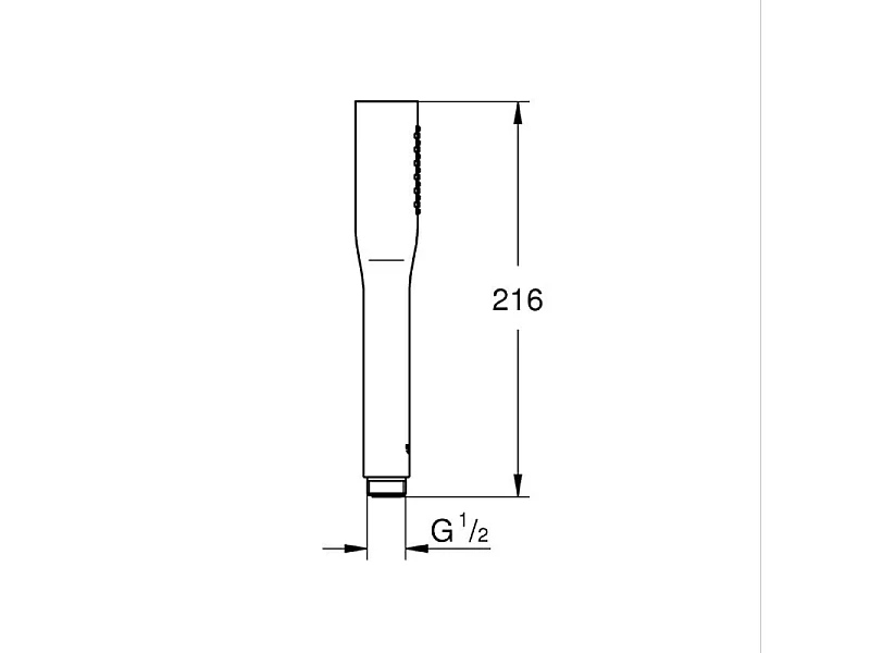 GROHE Douchette 1 jet Euphoria Cosmopolitan avec flexible