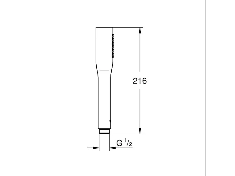 GROHE Douchette 1 jet Euphoria Cosmopolitan avec flexible