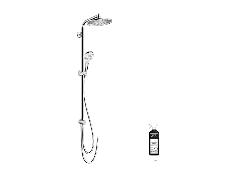Colonne de douche HANSGROHE Crometta S 240 sans mitigeur + nettoyant Briochin