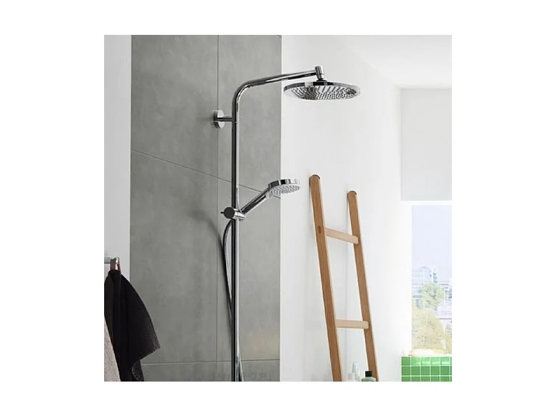 Colonne de douche HANSGROHE Crometta S 240 sans mitigeur + nettoyant Briochin