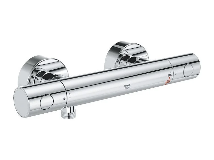 Mitigeur thermostatique douche GROHE Grohtherm 800 chromé avec filtres intégrés