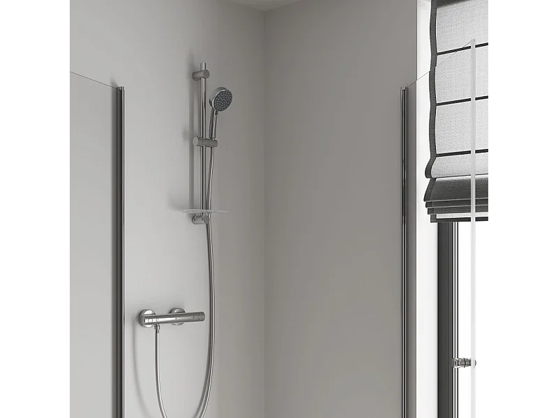 Mitigeur thermostatique douche GROHE Grohtherm 800 chromé avec filtres intégrés