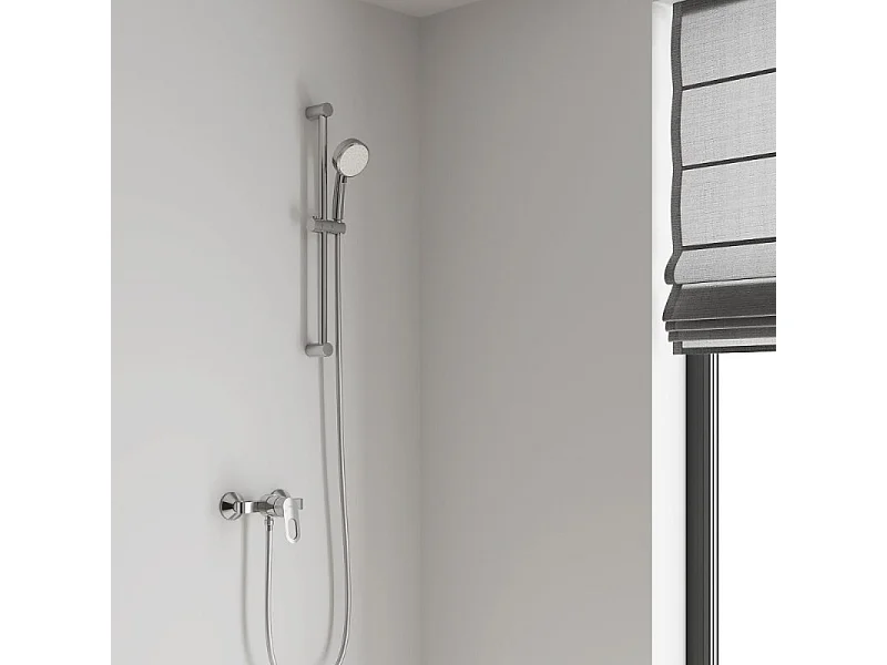 Grohe - Mitigeur douche BauLoop monocommande + nettoyant robinetterie GrohClean
