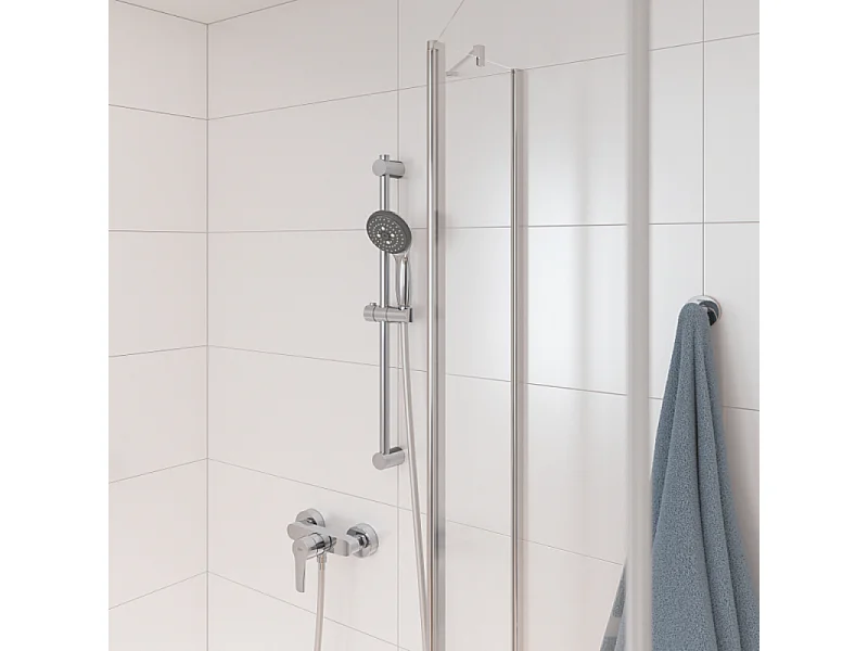 Mitigeur de douche mécanique  GROHE Startflow chromé + chiffonnette