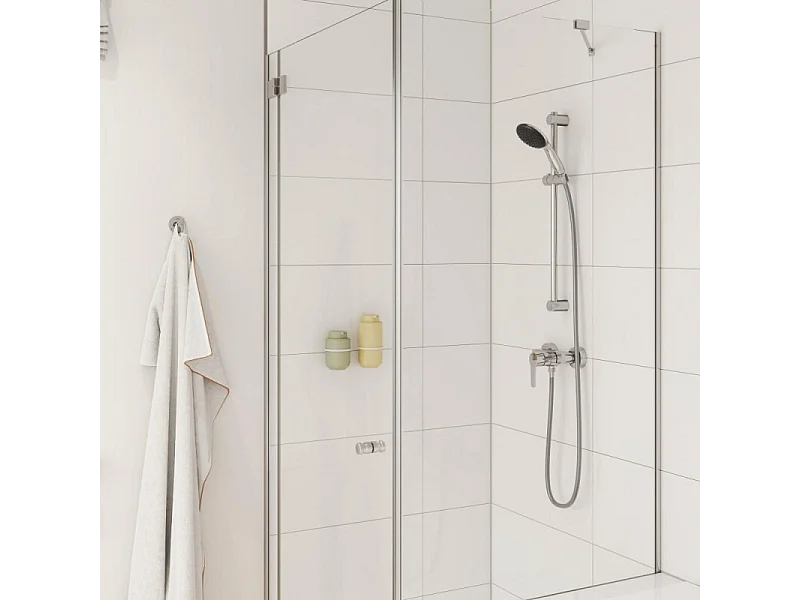 Mitigeur de douche mécanique  GROHE Startflow chromé + chiffonnette