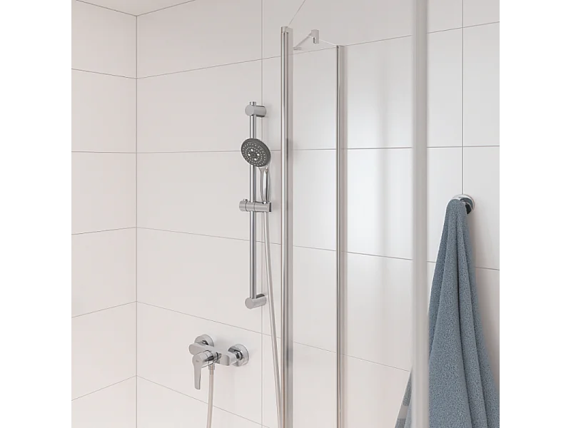 Mitigeur de douche mécanique  GROHE Startflow chromé + chiffonnette