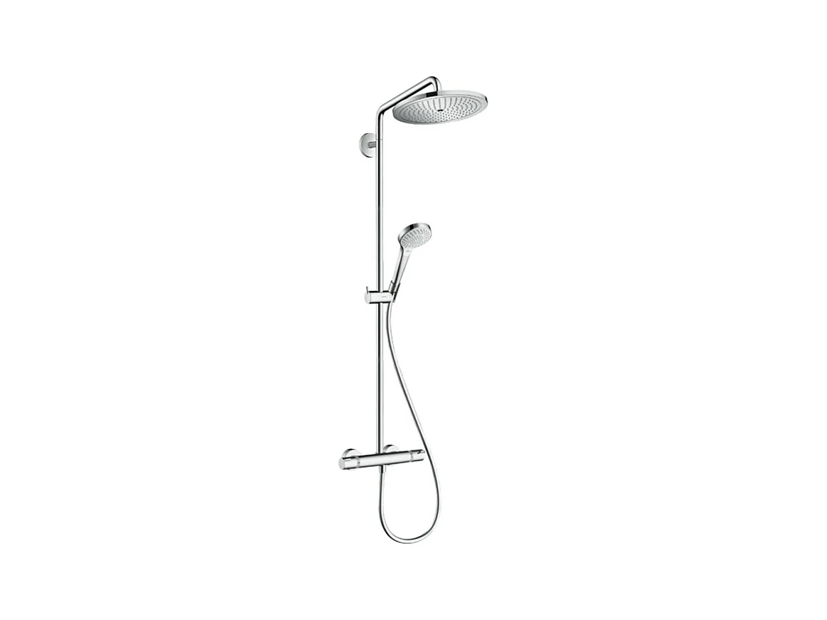 Colonne de douche thermostatique HANSGROHE Croma Select S 280 EcoSmart chromé