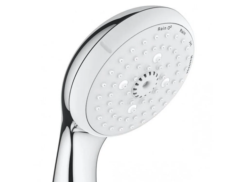 Pommeau de douche GROHE Tempesta 2 jets avec support mural