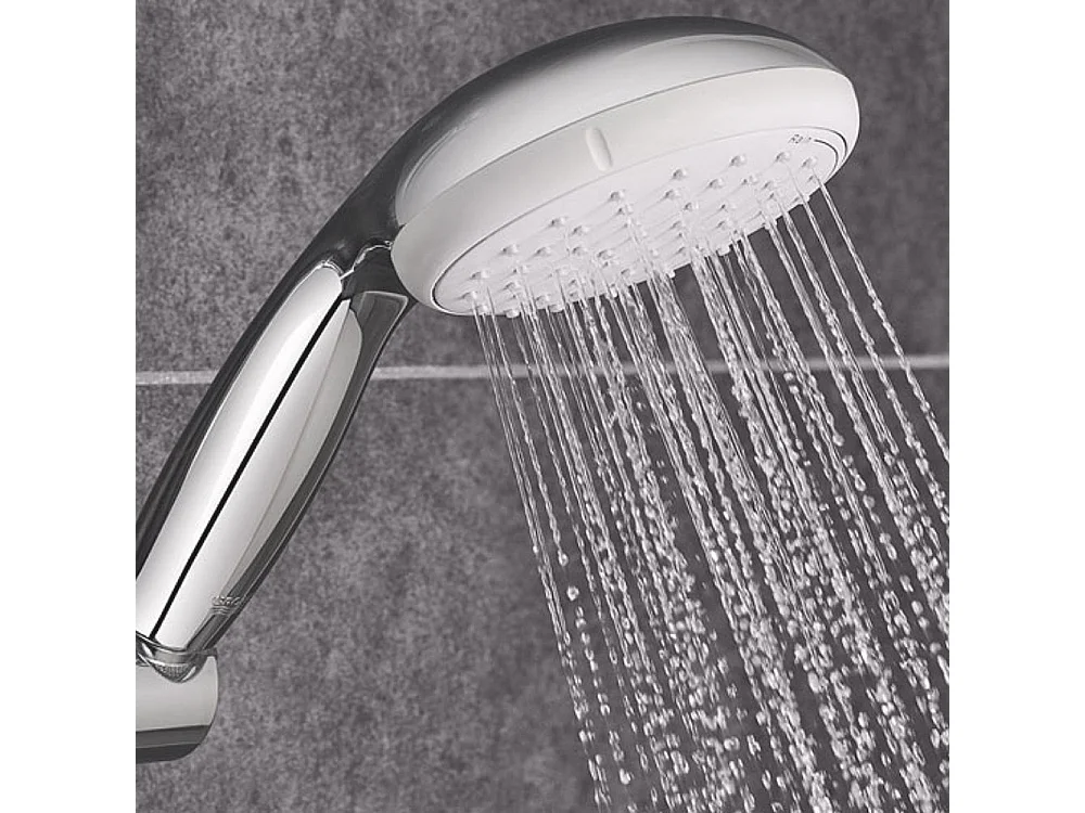 Pommeau de douche GROHE Tempesta 2 jets avec support mural