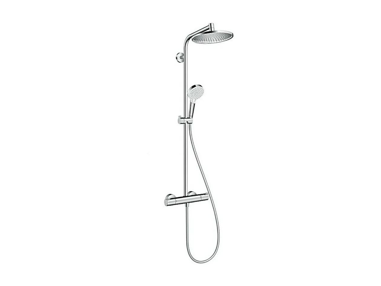 HANSGROHE Crometta S 240 EcoSmart columna de ducha termostática cromada