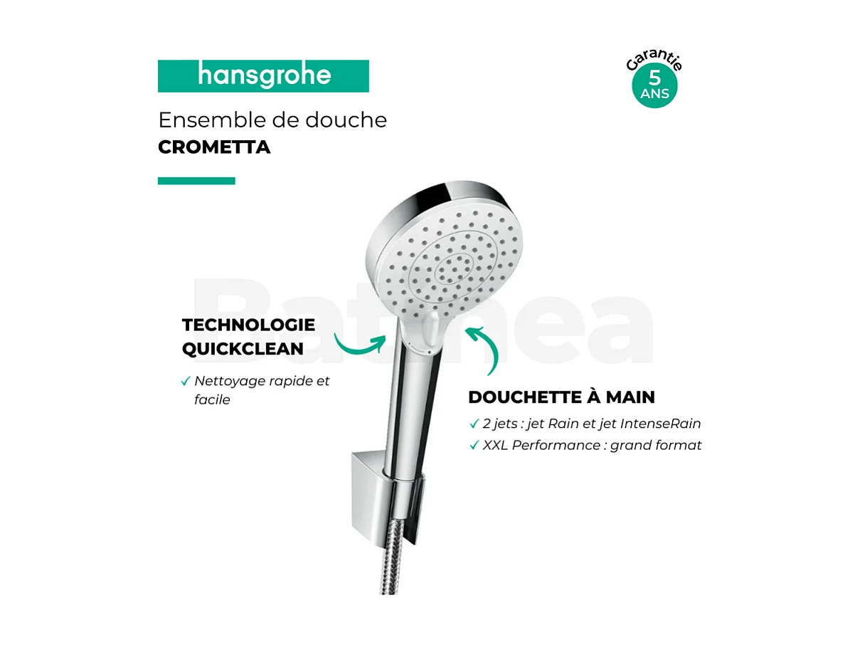 HANSGROHE Crometta set de ducha de 2 chorros
