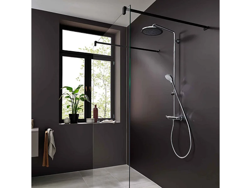 Colonne de douche thermostatique HANSGROHE Croma Select S 280 chromé