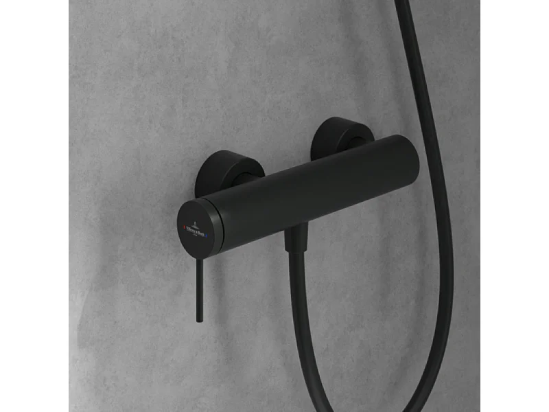 Mitigeur mécanique douche VILLEROY ET BOCH Loop & Friends Noir mat