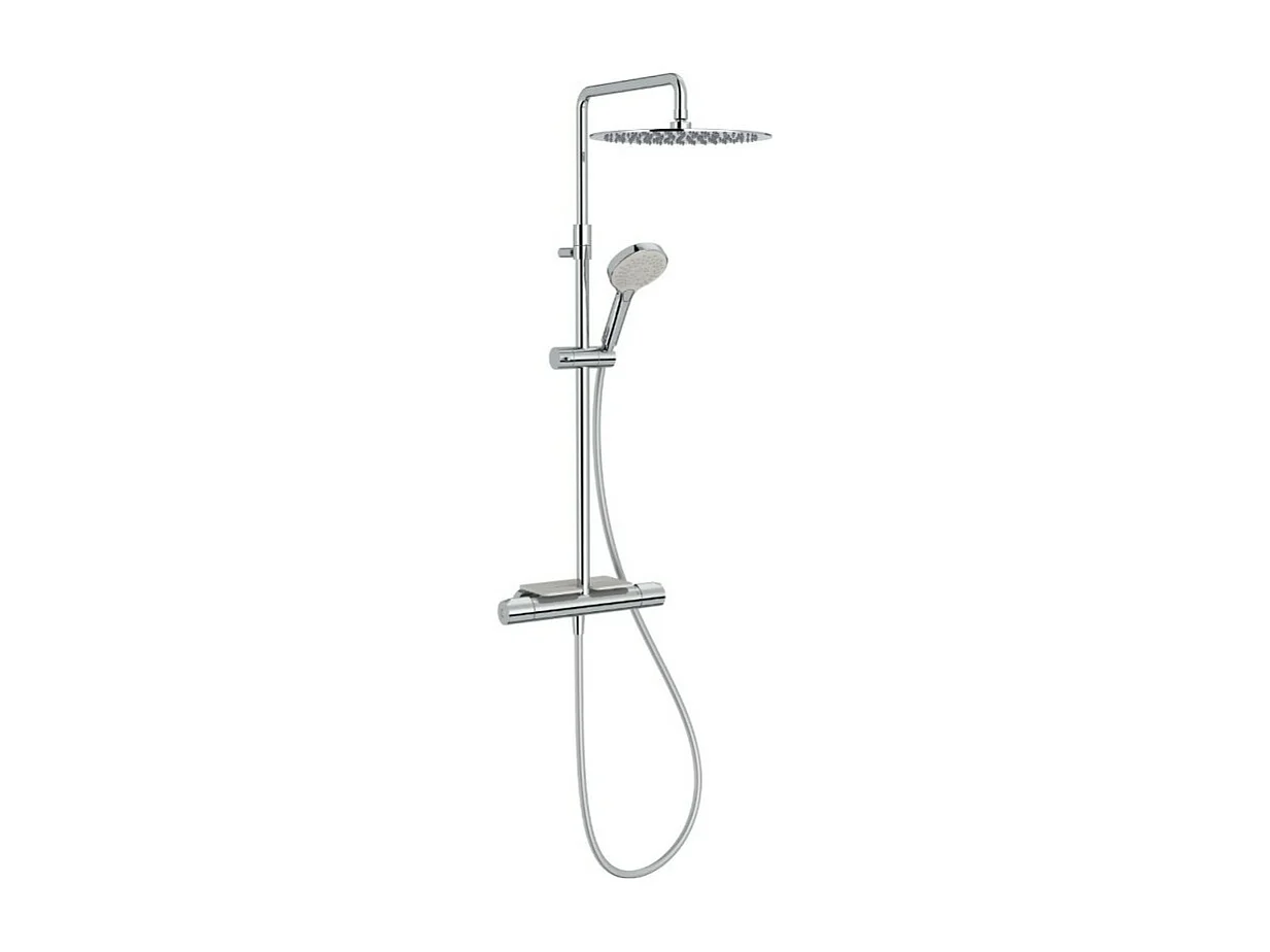 Colonne de douche thermostatique JACOB DELAFON Metro chromée