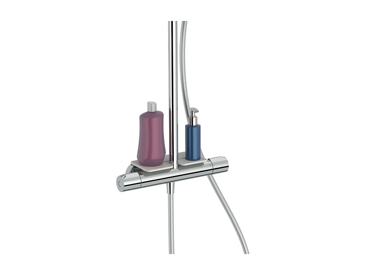 Colonne de douche thermostatique JACOB DELAFON Metro chromée