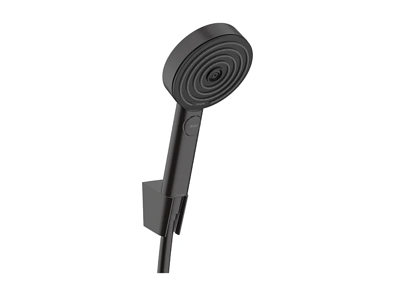 Pommeau de douche HANSGROHE Pulsify Select S 3jet Relaxation avec support et flexible 160 cm noir mat