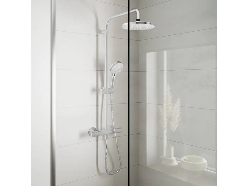 Colonne de douche thermostatique HANSGROHE Vernis Blend 200 EcoSmart chromé