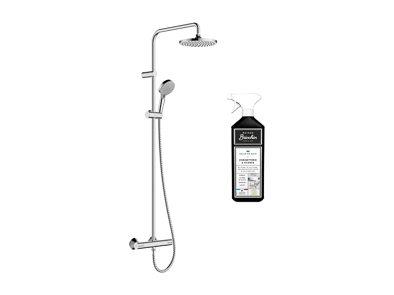 Colonne de douche thermostatique HANSGROHE Vernis Blend 200 EcoSmart chromé