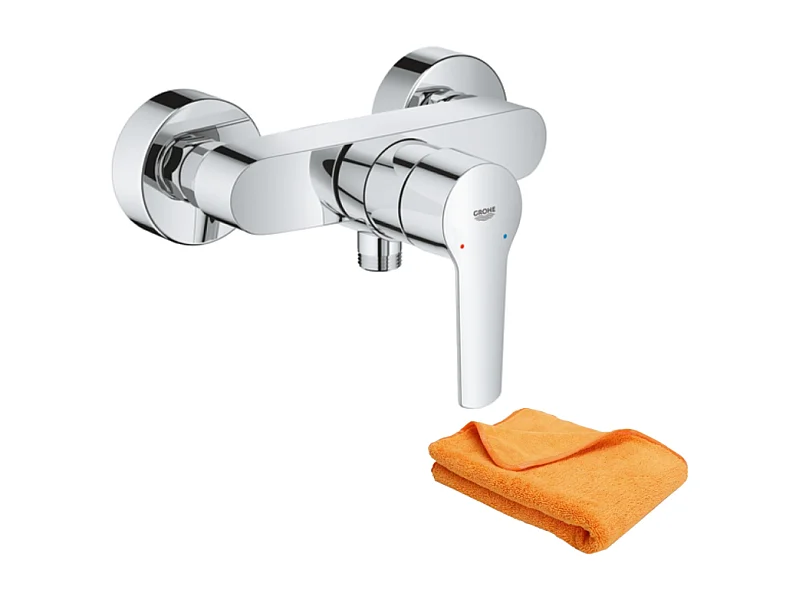 Mitigeur douche mécanique GROHE Quickfix Start 2021 + microfibre