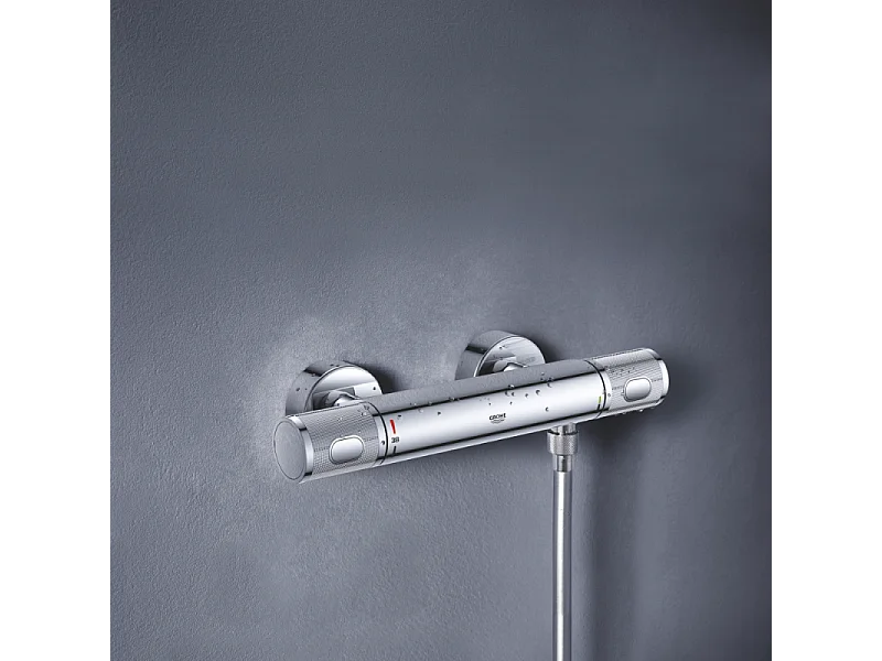 Mitigeur douche thermostatique GROHE Quickfix Precision Feel + microfibre