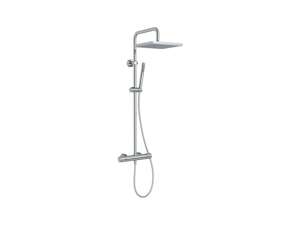 Colonne de douche thermostatique JACOB DELAFON Brigitte chromé