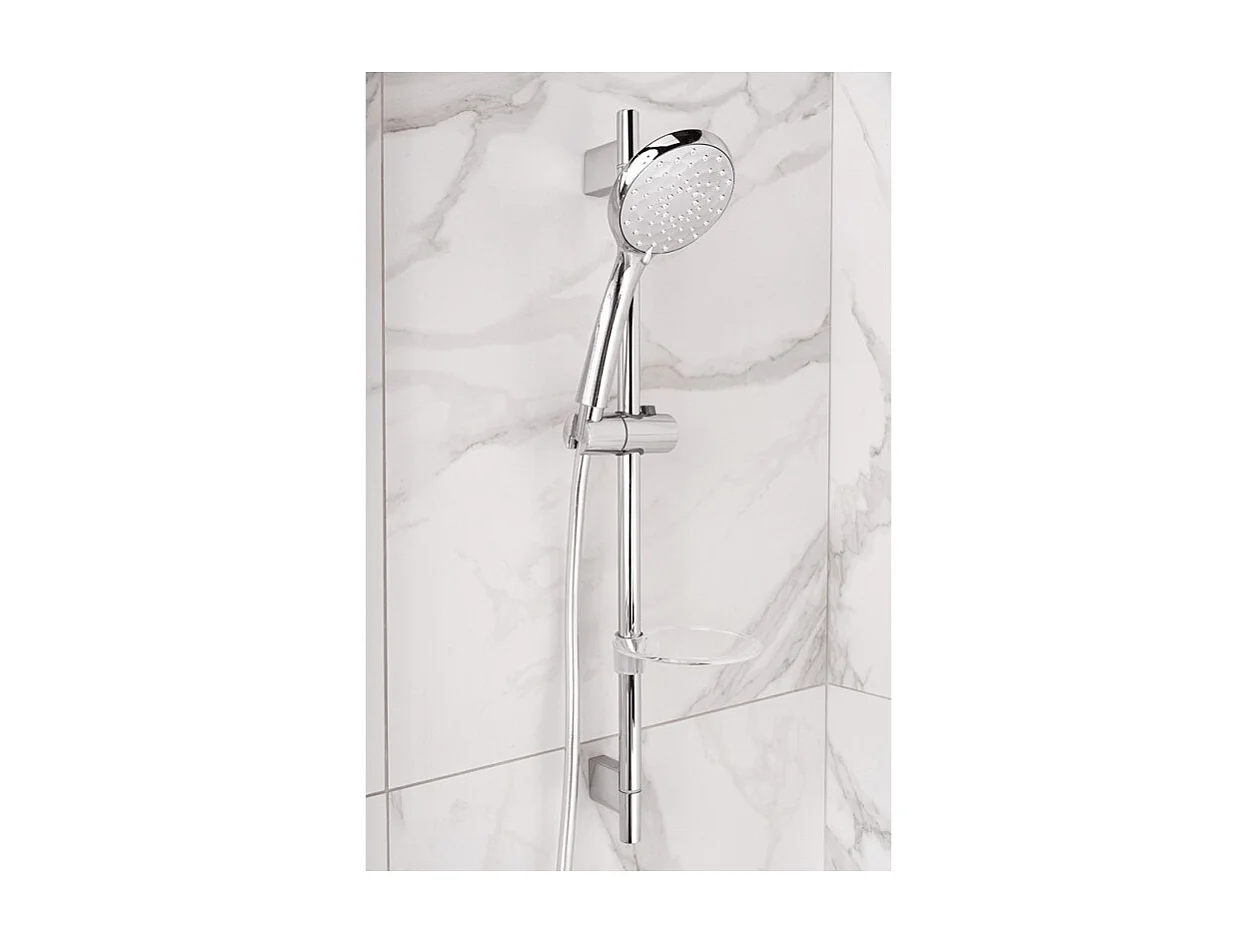 JACOB DELAFON Douchette 3 jets Awaken organic avec barre de douche et porte savon