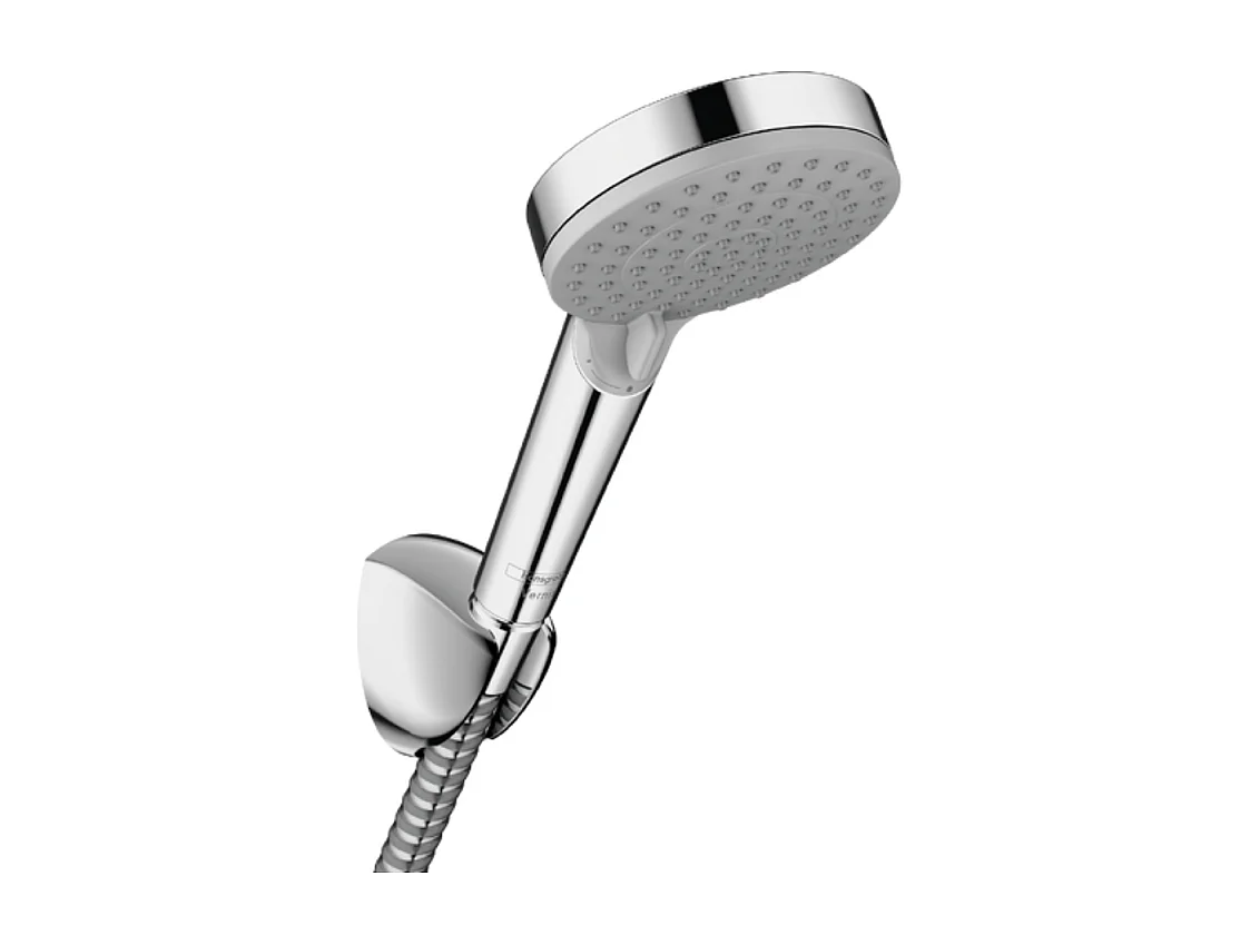 Pommeau de douche HANSGROHE Vernis Blend EcoSmart 100 avec support et flexible chromé