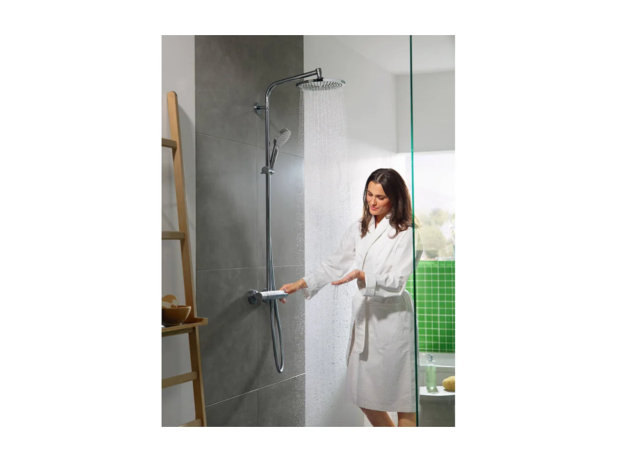 Colonne de douche thermostatique HANSGROHE Crometta S 240 chromé