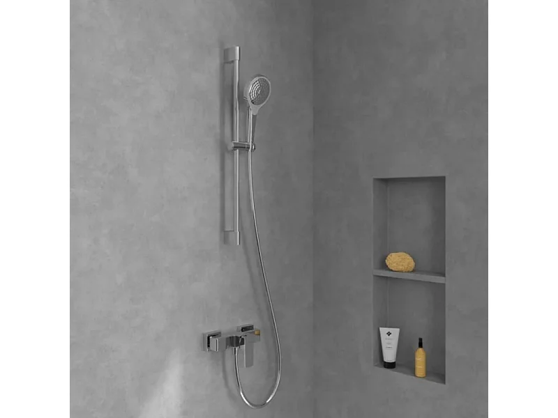 Mitigeur mécanique douche VILLEROY ET BOCH Architectura Square Chrome