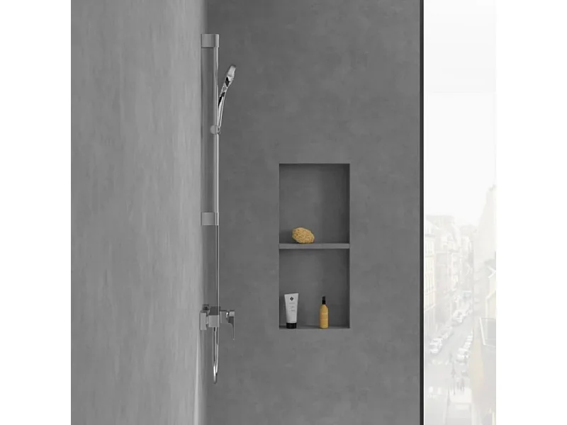 Mitigeur mécanique douche VILLEROY ET BOCH Architectura Square Chrome