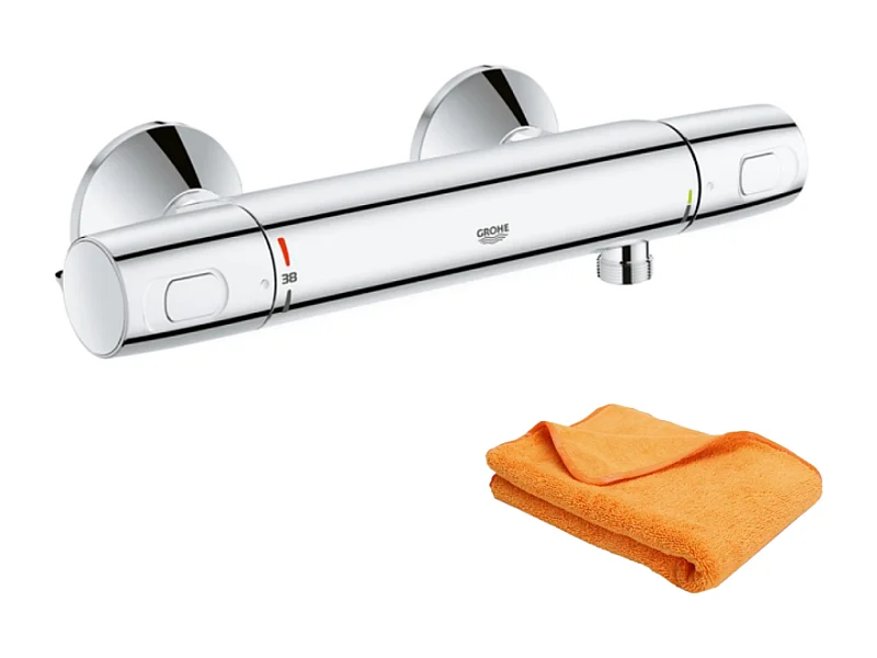 Mitigeur douche thermostatique GROHE Quickfix Precision Trend + microfibre