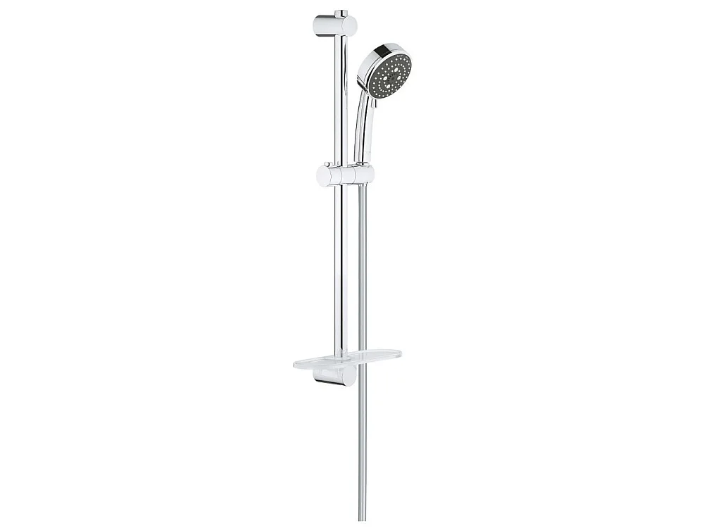 Pommeau de douche GROHE Quickfix Vitalio Comfort 100 3 jets avec flexible et barre
