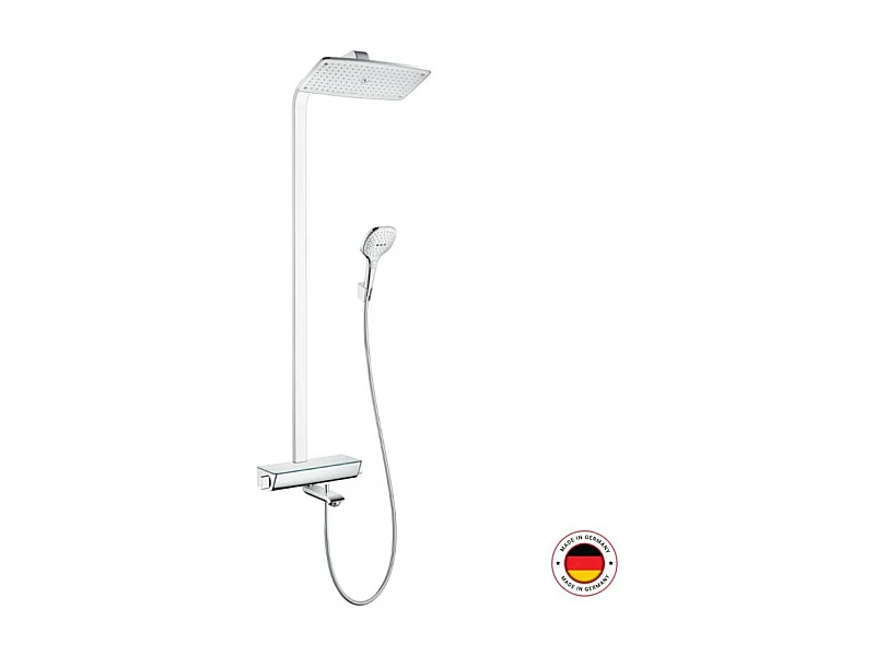 Colonne bain douche thermostatique HANSGROHE Raindance E 360 chromé
