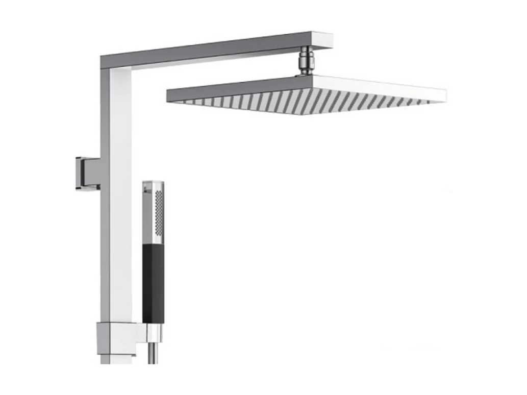 Colonne douche Strayt Jacob Delafon - Douche de tête carrée