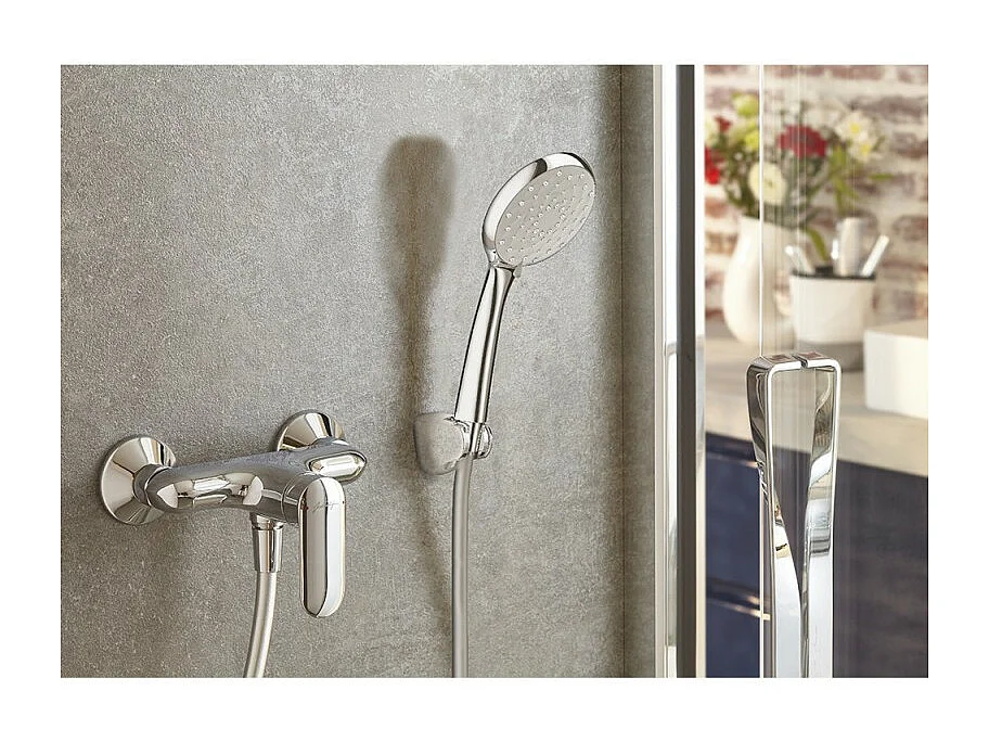 Douchette 3 jets JACOB DELAFON Awaken organic avec support