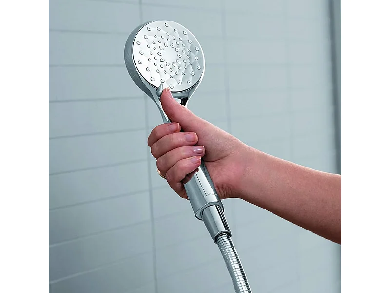 Douchette 3 jets JACOB DELAFON Awaken organic avec support