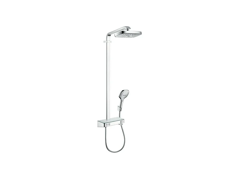 Colonne de douche thermostatique HANSGROHE Raindance Select E 300 EcoSmart avec mitigeur 30 cm chromé