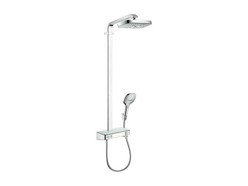 Colonne de douche thermostatique HANSGROHE Raindance Select E 300 EcoSmart avec mitigeur 30 cm chromé
