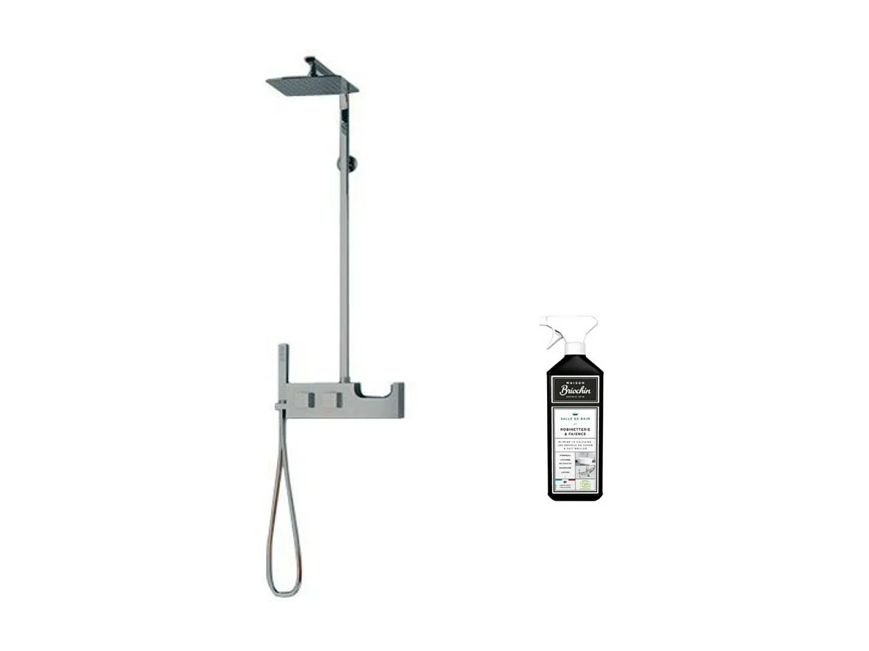 Colonne de douche KINEDO Aquachrome + nettoyant Briochin