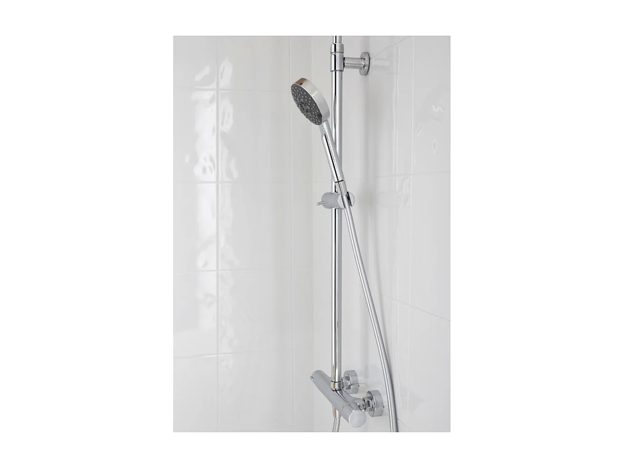 Jacob Delafon - Colonne de douche réglable avec mitigeur Brive 5 jets