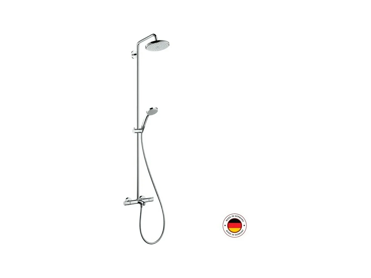 Colonne bain douche thermostatique HANSGROHE Croma 220 chromé