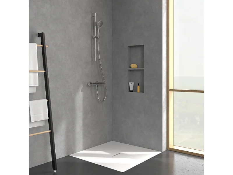 Mitigeur douche thermostatique VILLEROY ET BOCH Universal rond Chrome