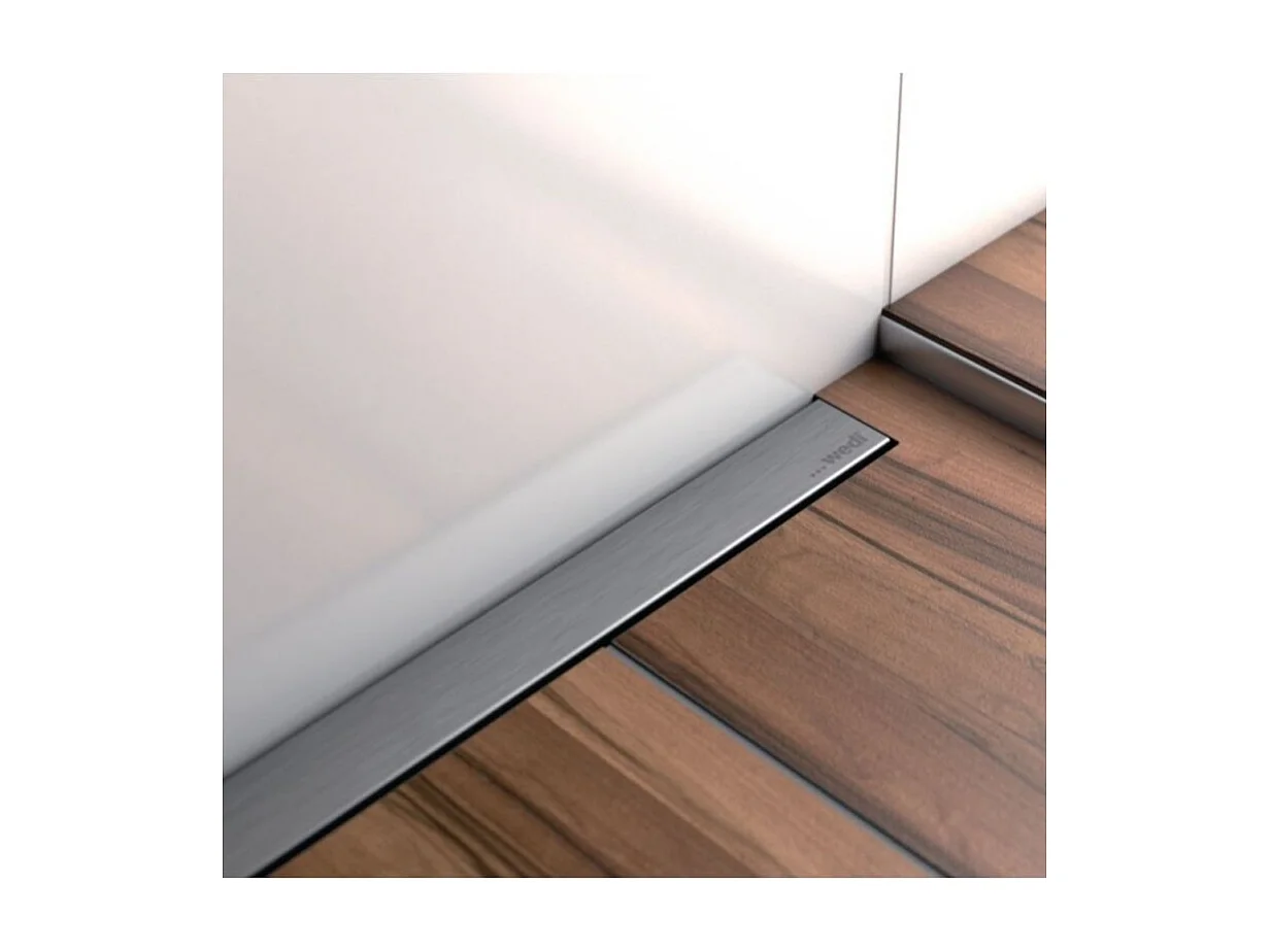WEDI Barrette de finition à carreler pour évacuation linéaire 70 cm inox brossé Fundo