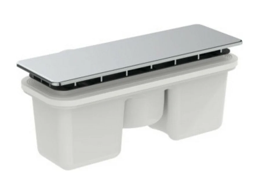 IDEAL STANDARD Bonde et cache Rectangulaire Chrome pour receveur Ultra Flat New