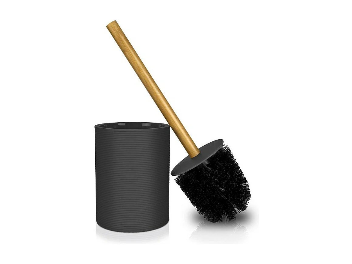 Lot accessoires WC DEBLANCH Laos, noir