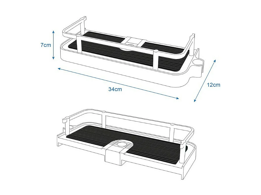 Etagère pour colonne douche DEBLANCH